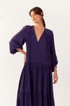 Vestido Midi Mangão