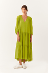 Vestido Midi Mangão