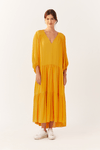 Vestido Midi Mangão