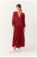 Vestido Midi Mangão