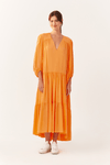 Vestido Midi Mangão