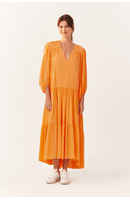 Vestido Midi Mangão