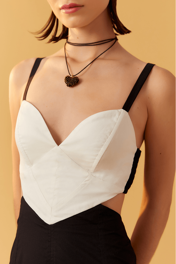 Vestido Cropped Coração