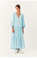 Vestido Midi Mangão