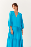 Vestido Midi Mangão
