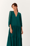 Vestido Midi Mangão