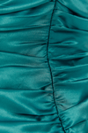 Vestido Curto Cetim Drapeado