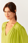 Vestido Midi Mangão