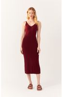 Vestido Tricot Fenda
