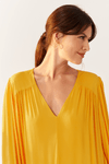 Vestido Midi Mangão