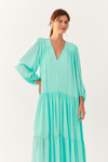 Vestido Midi Mangão