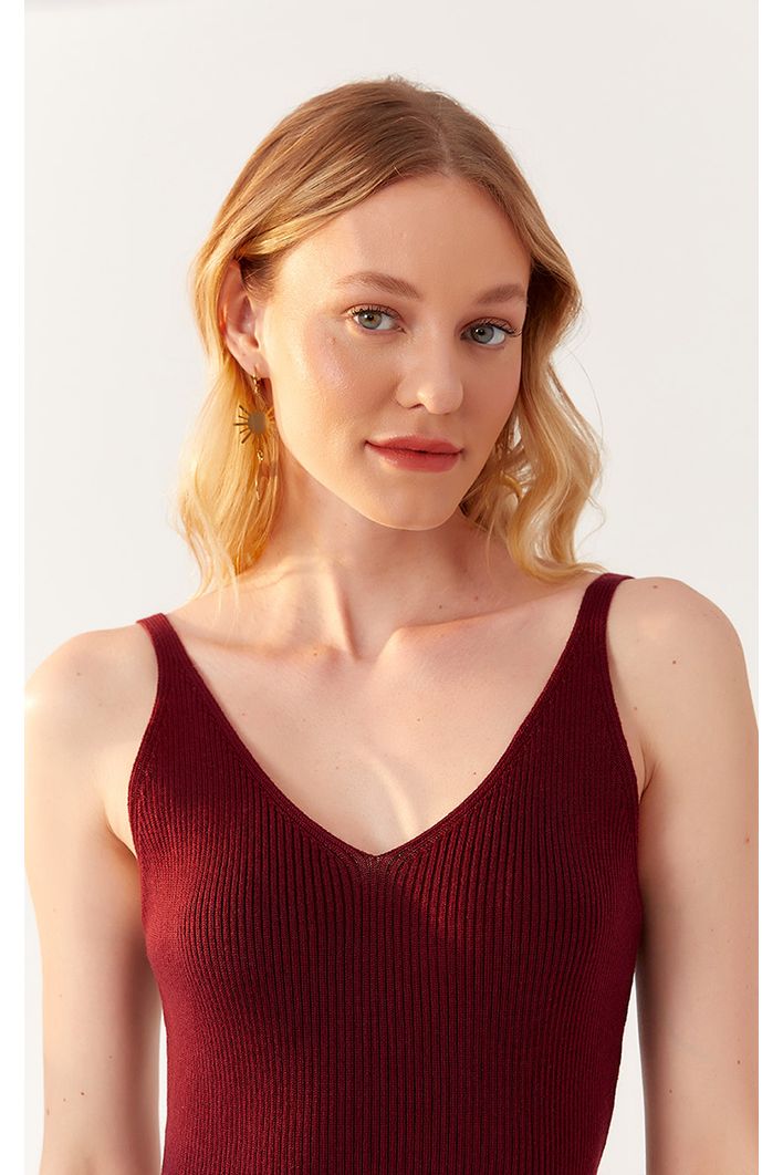 Vestido Tricot Fenda