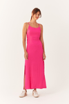 Vestido Canelado Detalhe Lateral Bf