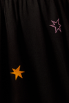 Vestido Linho Bordado Estrelas