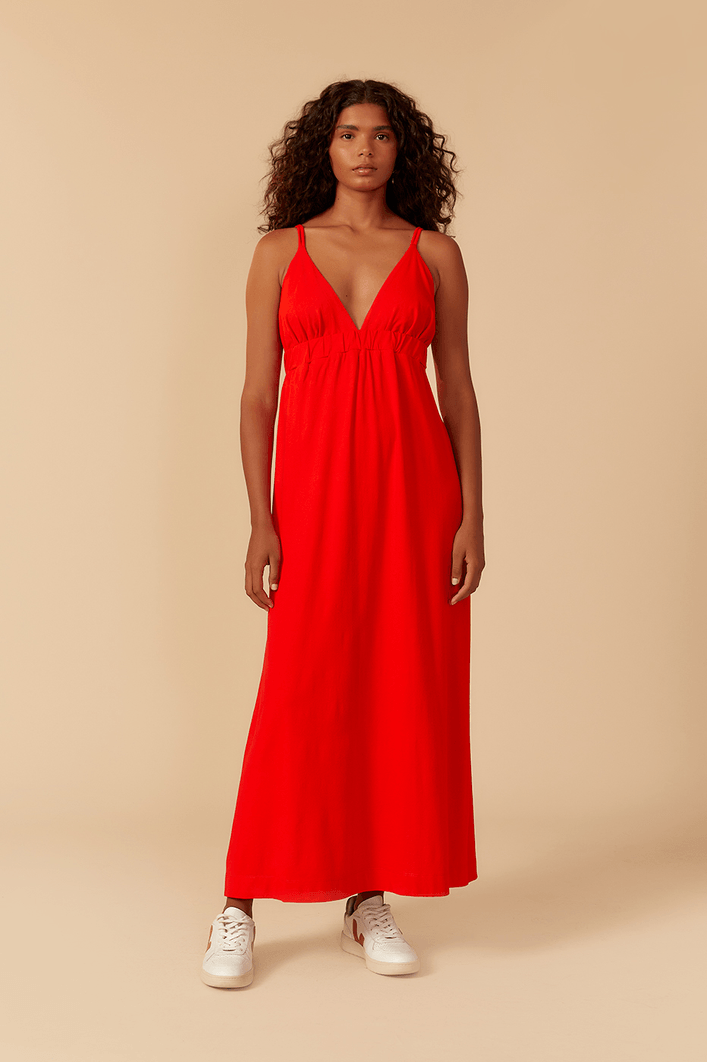 Vestido Fendas Laterais