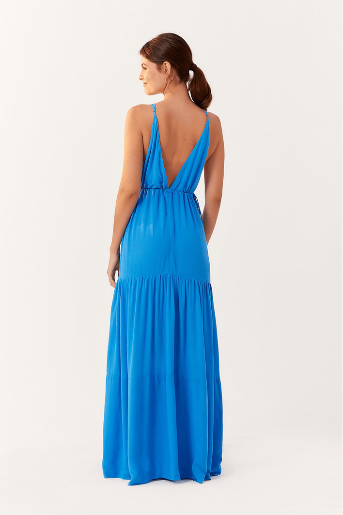 Vestido Longo Crepe