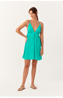 Vestido Crepe Amarração Lateral Bf