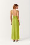 Vestido Canelado Decote V