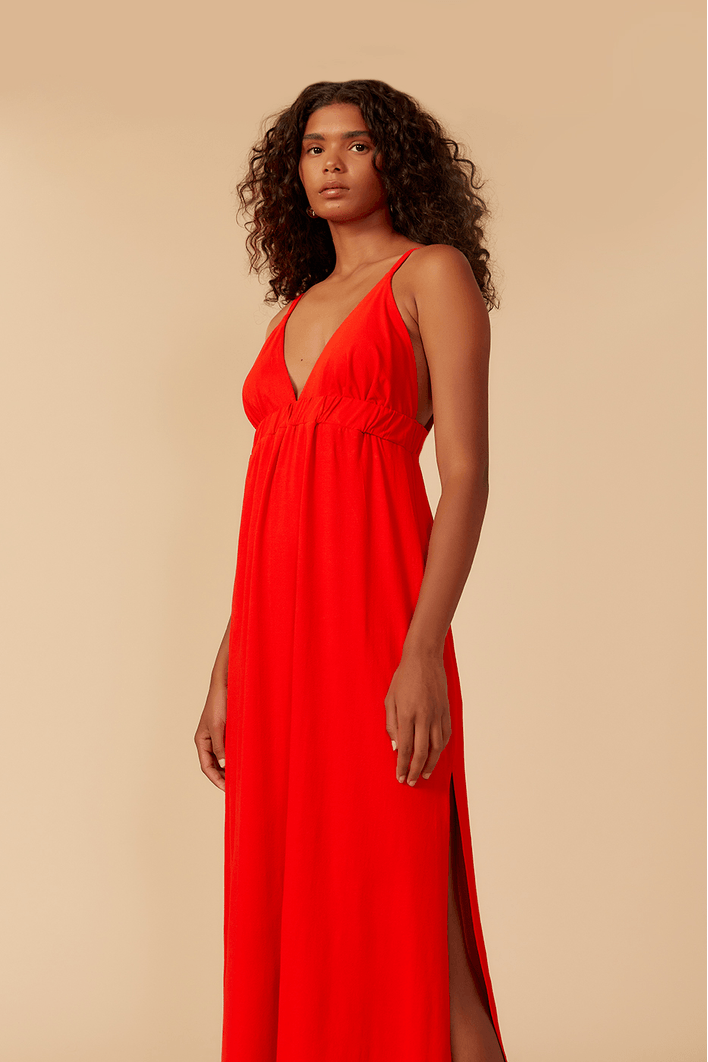Vestido Fendas Laterais