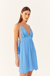 Vestido Crepe Amarração Lateral Bf