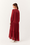 Vestido Midi Mangão