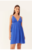 Vestido Crepe Amarração Lateral Bf