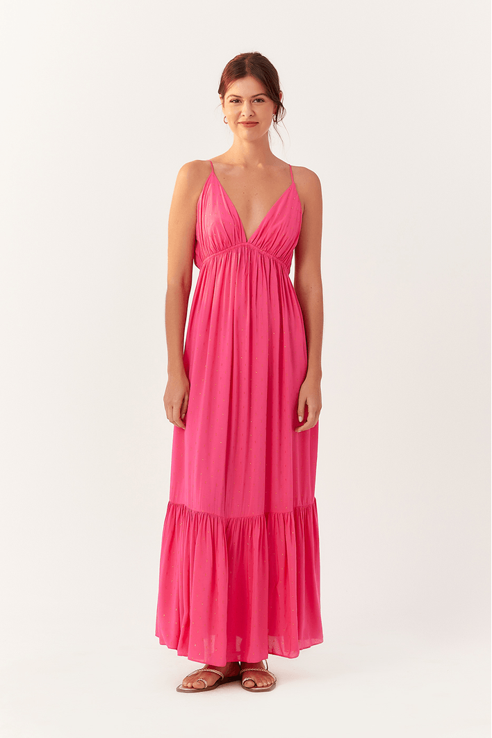 Vestido Cropped Maria Lurex Color Bf