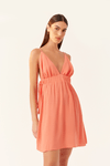 Vestido Crepe Amarração Lateral Bf