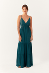 Vestido Crepe Longo Color Bf