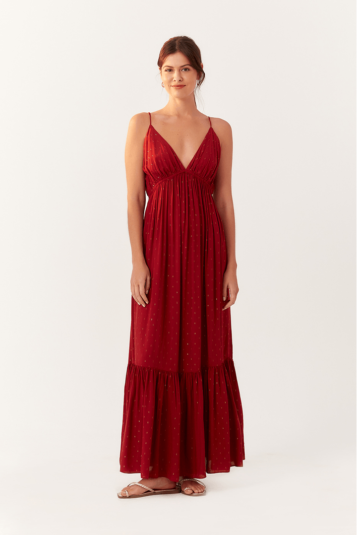 Vestido Cropped Maria Lurex Color Bf