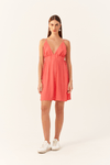 Vestido Crepe Amarração Lateral Bf