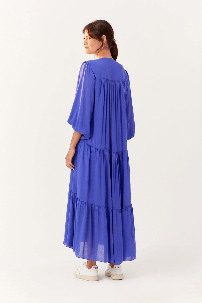 Vestido Midi Mangão