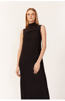 Vestido Cropped Listras Recorte Malha