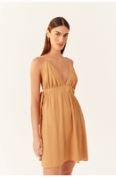 Vestido Crepe Amarração Lateral Bf
