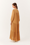 Vestido Midi Mangão