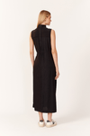 Vestido Cropped Listras Recorte Malha