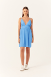 Vestido Crepe Amarração Lateral Bf