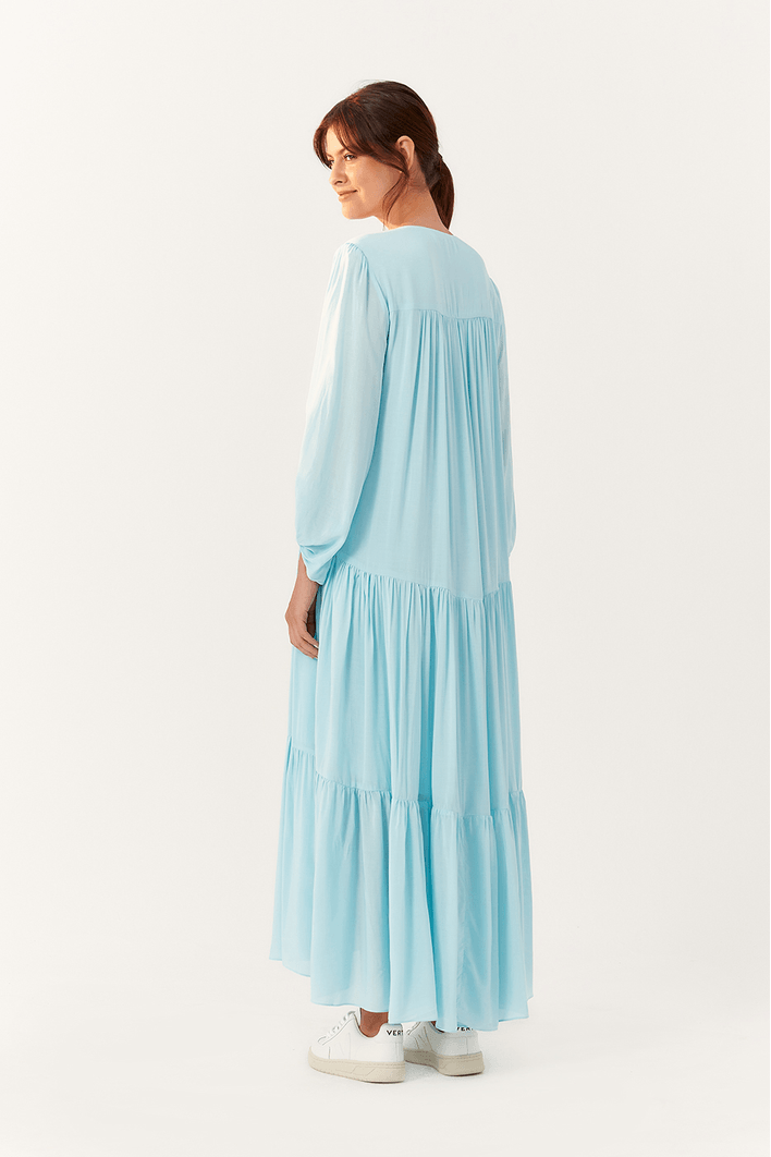 Vestido Midi Mangão