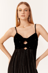 Vestido Cropped Lurex Ceu Estrelado