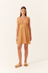 Vestido Crepe Amarração Lateral Bf