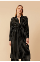 Vestido Chemise Listras