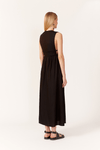 Vestido Cropped Linho Cadarço Encapado