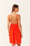 Vestido Crepe Amarração Lateral Bf