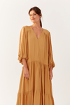 Vestido Midi Mangão