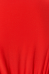 Vestido Cropped Crepe Frente Vazada