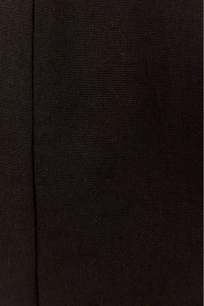 Vestido Cropped Linho Cadarço Encapado