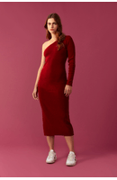 Vestido Tricot Ombro Só