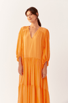 Vestido Midi Mangão