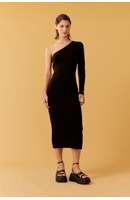 Vestido Tricot Ombro Só