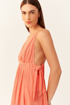 Vestido Crepe Amarração Lateral Bf